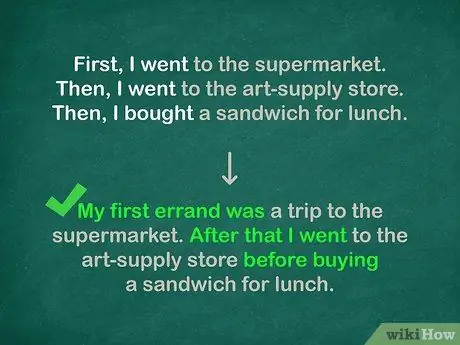 Улучшите структуру предложений, шаг 3