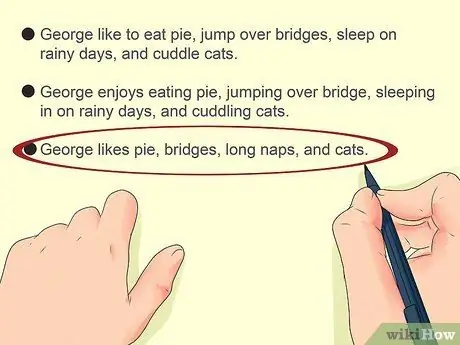 Составьте список предложений Шаг 6