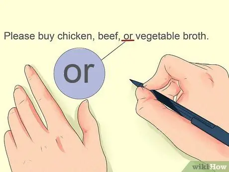 Составьте список предложений Шаг 7