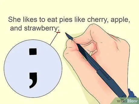 Составьте список предложений Шаг 8