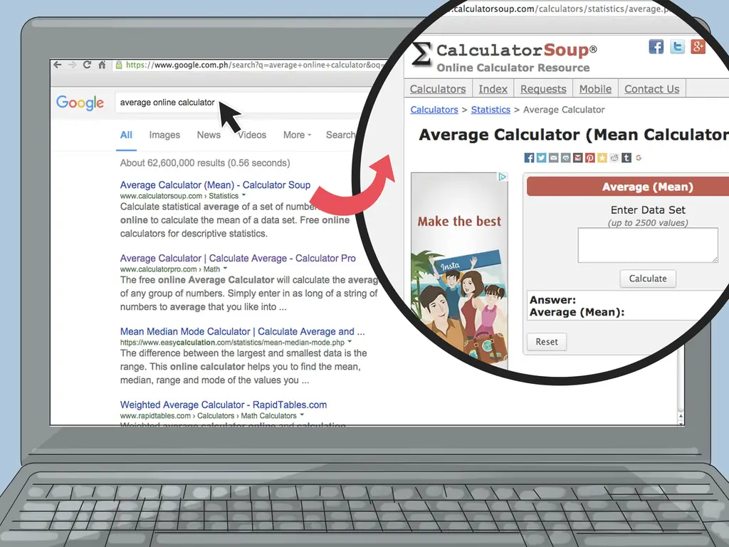 Как рассчитать средний возраст: 9 шагов (с картинками)
