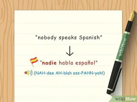 Скажи нет по-испански Шаг 14