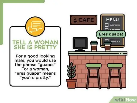Скажи "Красивая женщина" по-испански. Шаг 4