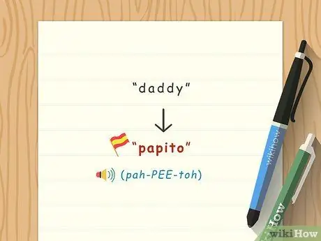 Скажи папа по-испански. Шаг 9
