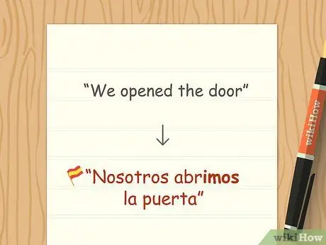 Спряжение любого глагола в любом времени в испанском языке Шаг 12