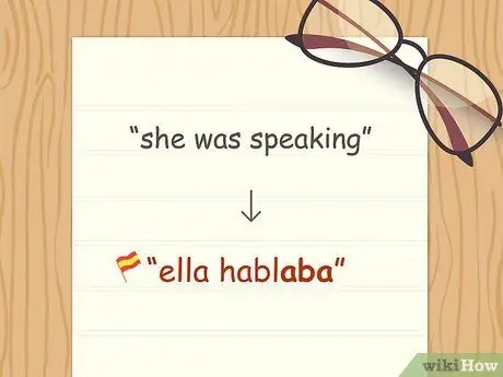 Спряжение любого глагола в любом времени в испанском языке Шаг 3