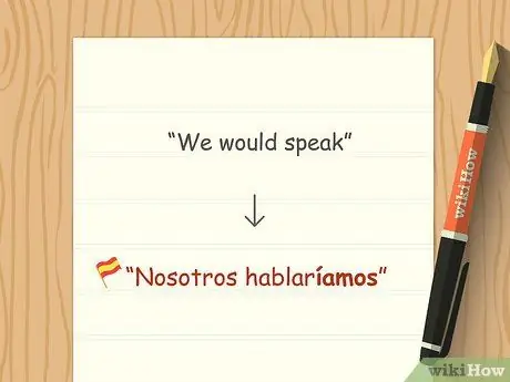 Спряжение любого глагола в любом времени в испанском языке Шаг 4