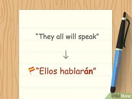 Спряжение любого глагола в любом времени в испанском языке Шаг 5