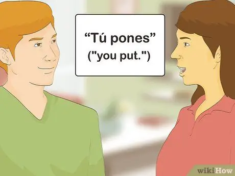 Conjugate Poner Step 2