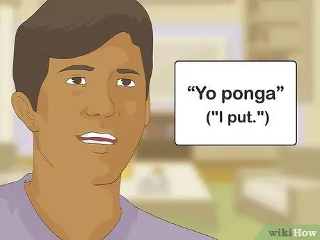 Conjugate Poner Step 3