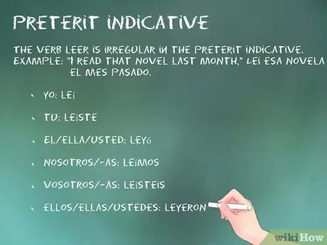 Conjugate Leer Шаг 2