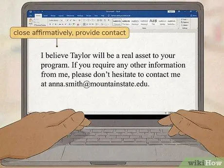 Напишите академическое рекомендательное письмо Шаг 11