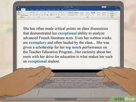 Напишите академическое рекомендательное письмо Шаг 18