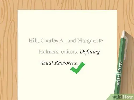 Цитируйте антологию, шаг 2