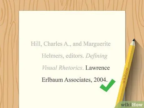 Цитируйте антологию Шаг 3