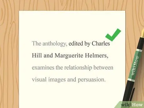 Цитируйте антологию Шаг 4