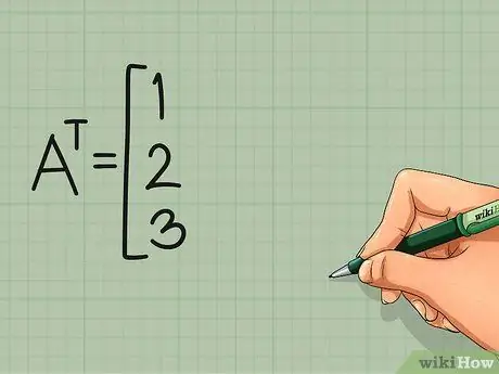 Транспонирование матрицы, шаг 2