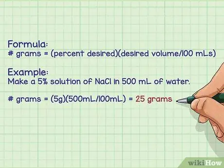 Сделайте химические растворы, шаг 3