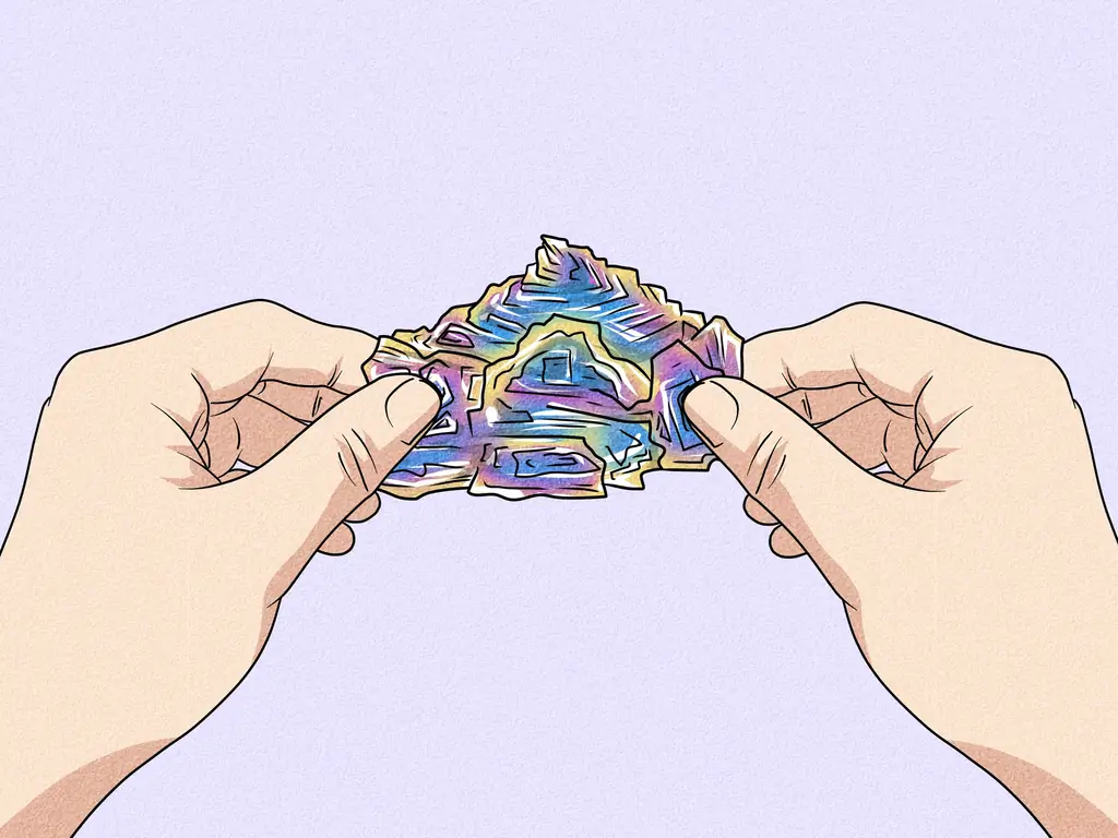 Как сделать кристаллы висмута: 11 шагов (с изображениями)