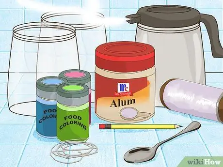 Сделайте кристаллы квасцов, шаг 1