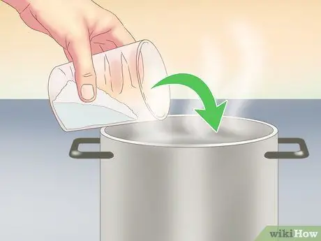 Выращивание кристаллов из английской соли, шаг 2