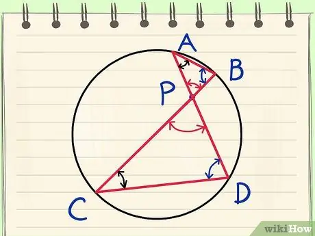 Докажите теорему Евклида о пересекающихся аккордах. Шаг 2. Пункт 3