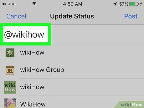 Отметьте бизнес-страницу Facebook на iPhone или iPad Шаг 3