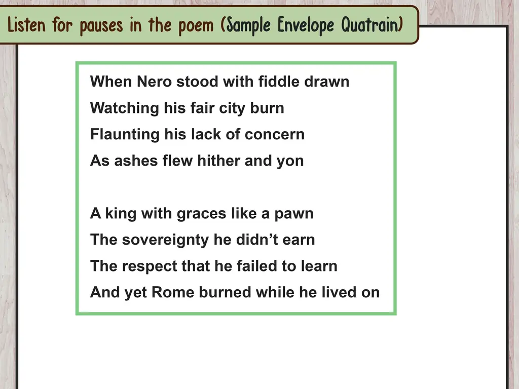 Как определить стих в песне или стихотворении: 8 шагов