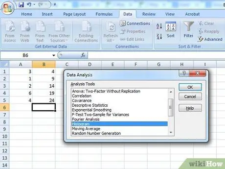 Нарисуйте гистограмму Шаг 8