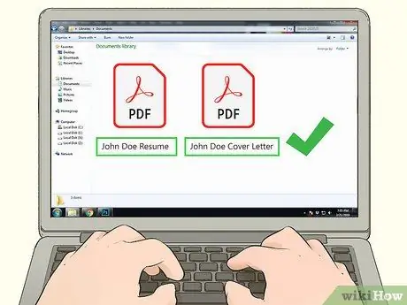 Отправьте сопроводительное письмо и резюме по электронной почте Шаг 3