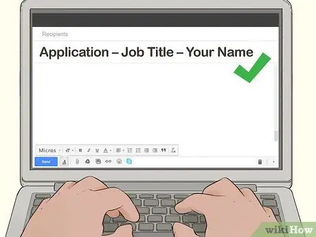 Отправьте сопроводительное письмо и резюме по электронной почте Шаг 5
