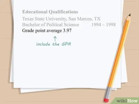 Напишите информацию об образовании в резюме Шаг 4