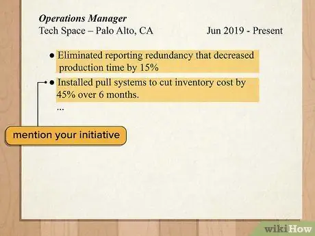 Опишите трудовую этику в резюме. Шаг 5