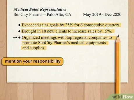 Опишите трудовую этику в резюме Шаг 8