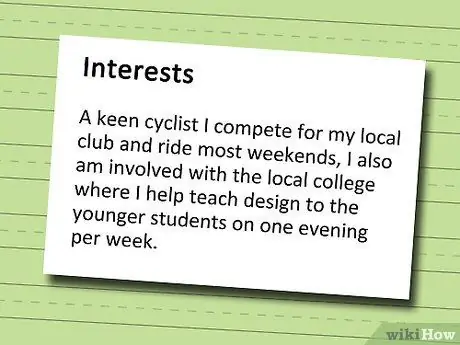 Напишите резюме для рекламной вакансии Шаг 11