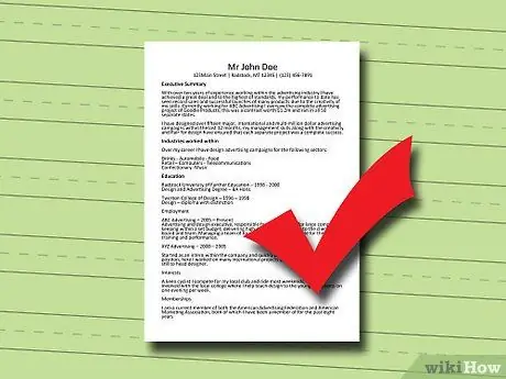 Напишите резюме для рекламной вакансии Шаг 13