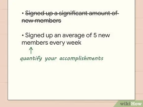 Напишите описание своей работы в резюме Шаг 6