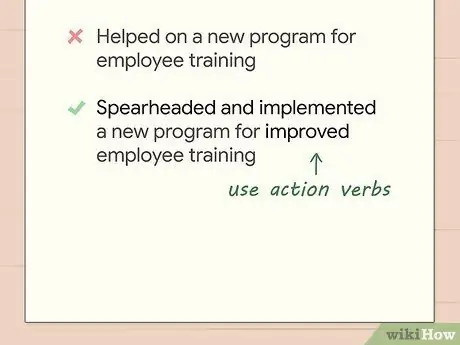 Напишите описание своей работы в резюме. Шаг 7