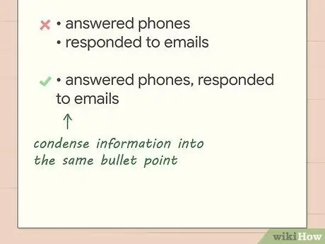 Напишите описание своей работы в резюме Шаг 9
