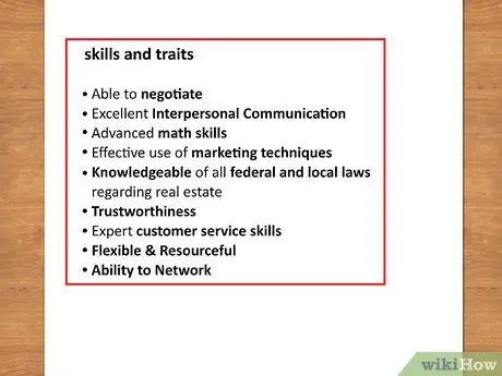 Напишите резюме для работы в сфере недвижимости Шаг 5