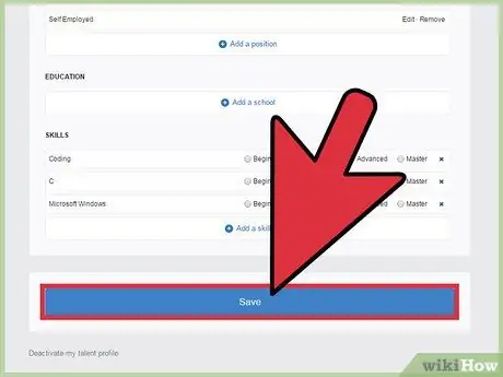 Разместите резюме в AngelList, шаг 5