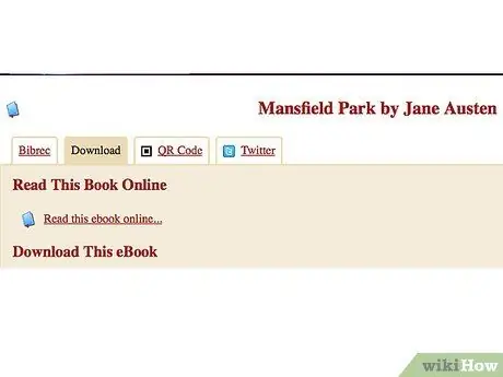Получите бесплатные книги для своего Kindle на Project Gutenberg Step 3