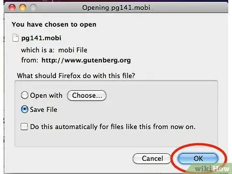 Получите бесплатные книги для своего Kindle на Project Gutenberg Step 5