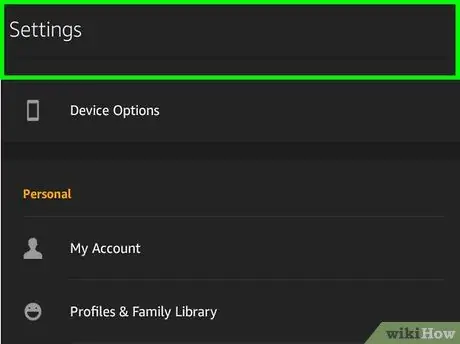 Активировать голос на Kindle, шаг 1