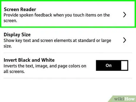 Активировать голос на Kindle, шаг 3