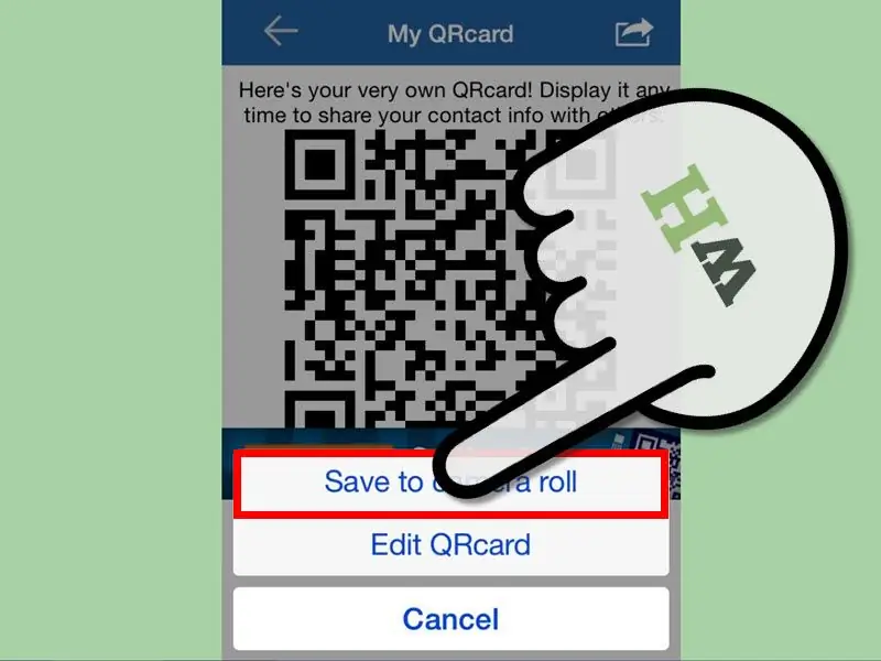Как создать индивидуальную карточку контакта с QR-кодом в ScanLife для iPhone