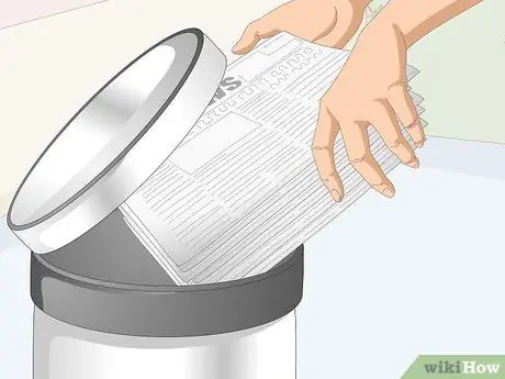 Утилизация газет, шаг 2