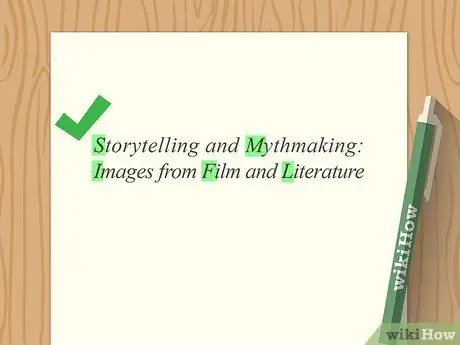 Написание названий книг в MLA Step 8