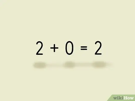 Используйте число ноль в математике, шаг 3