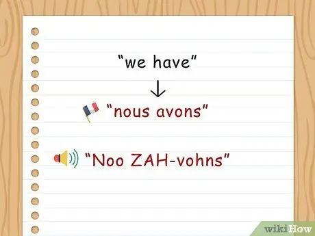 Конъюгат Avoir, шаг 4